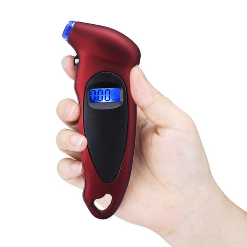 Digital Tire Air Meter Pressure Gauge Backlight LCD