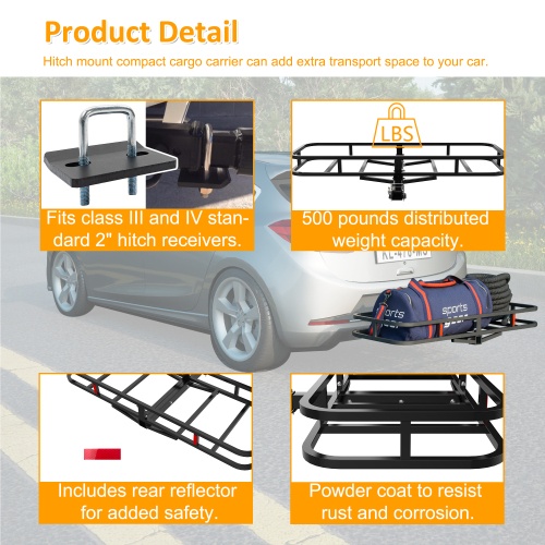 Cargo Basket hitch 51 X 17.6 X 5