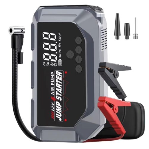 Car Battery Starter With Air Compressor 150PSI 12V Car Battery