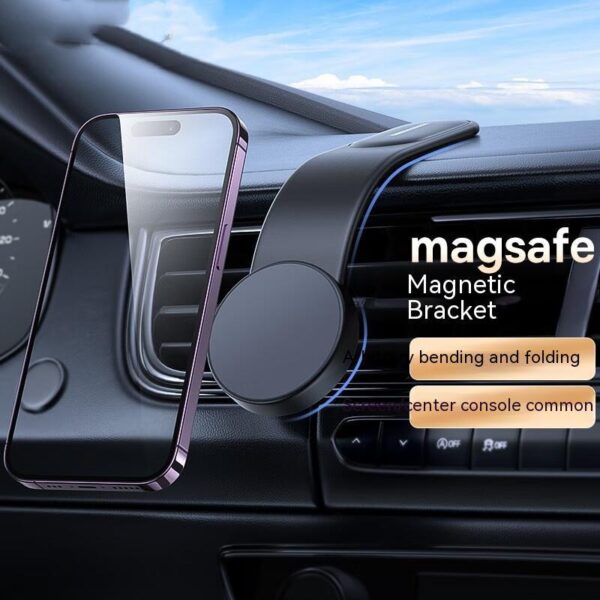 Car Dash Bendable Mount Phone Holder Wireless Charger