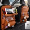 PU Leather Car Seat Back Storage Bag