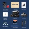 360 Degree View 4 Channel Dash Cam, GPS, WiFi, Night Vision, 24/7 Parking Mode Monitor