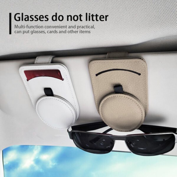 Car Sunglasses Holder Sun Visor Clip