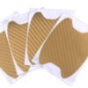 4pcs Set Of Door Stickers Carbon Fiber Scratch-resistant Behind Handle Protective Stickers