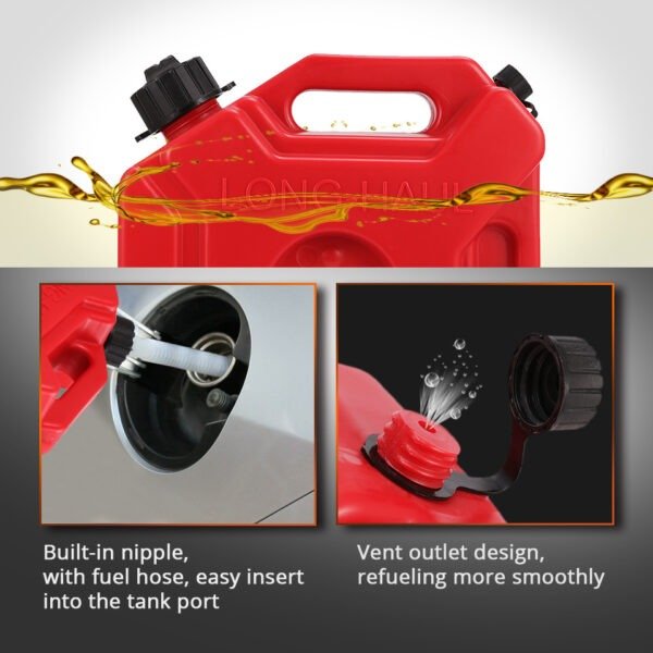 Plastic petrol container