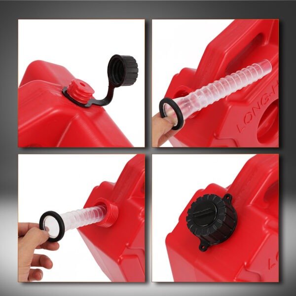 Plastic petrol container