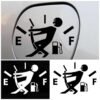 Funny Car Sticker Pull Fuel Tank Needle