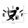 Funny Car Sticker Pull Fuel Tank Needle