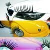 Headlight Eyelash Sticker (2 Pack)