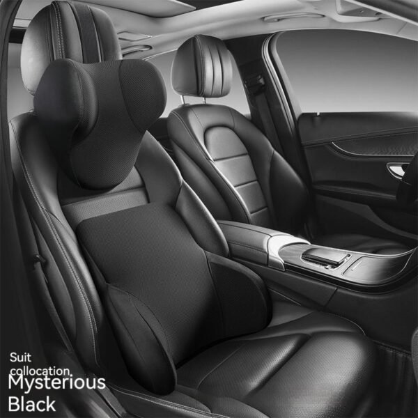 Memory Foam Hydrophobic Lumbar Support Pillow Car Headrest
