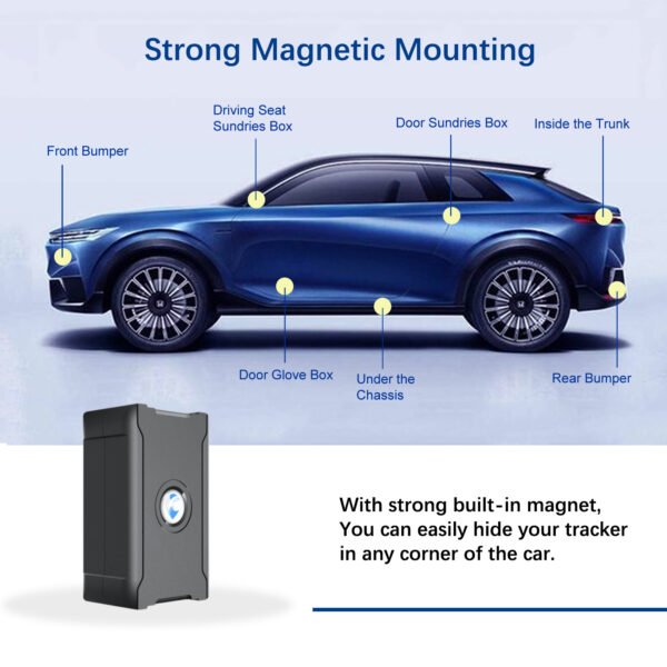 Anti-Theft Hidden GPS Tracker With Remote Control For Car, Truck, Motorcycle - Subscription Required