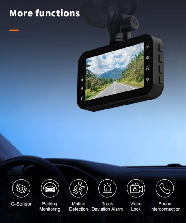 Dash Cam Front & Rear Dual Dash Cam 1080P