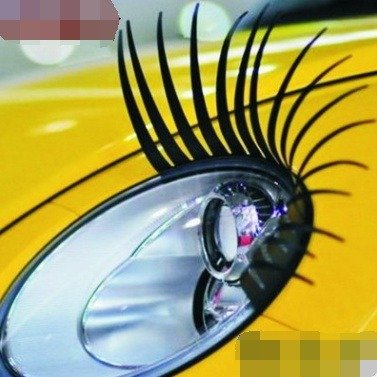Headlight Eyelash Sticker (2 Pack)