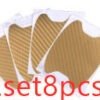 4pcs Set Of Door Stickers Carbon Fiber Scratch-resistant Behind Handle Protective Stickers