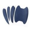 4pcs Set Of Door Stickers Carbon Fiber Scratch-resistant Behind Handle Protective Stickers