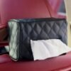 Sun visor chair back-mounted car interior tissue box