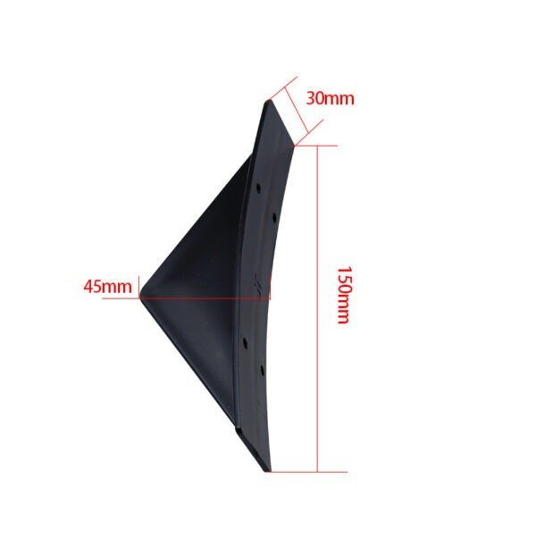 Automotive Universal Triangle Rear Spoiler Carbon Fiber