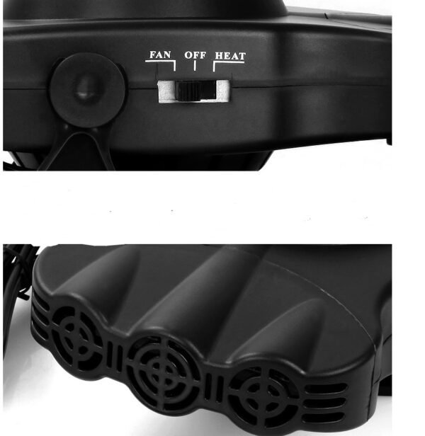 Electric Car 12V Heater with Warm and Cold Wind Defrosting