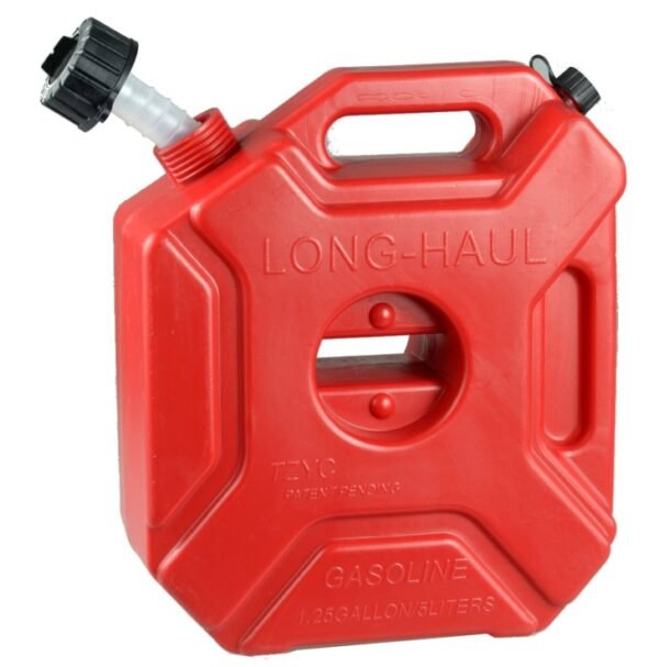 Plastic petrol container