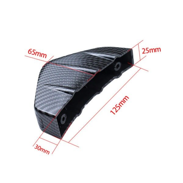 Automotive Universal Triangle Rear Spoiler Carbon Fiber