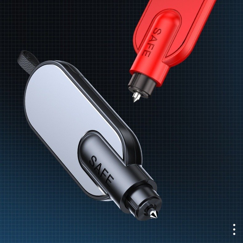 Multi-functional Window Breaking Emergency Safety Hammer