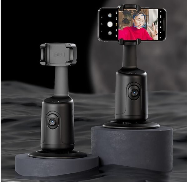 AI Smart 360 Auto Face Tracking Phone Holder For Smartphone Video