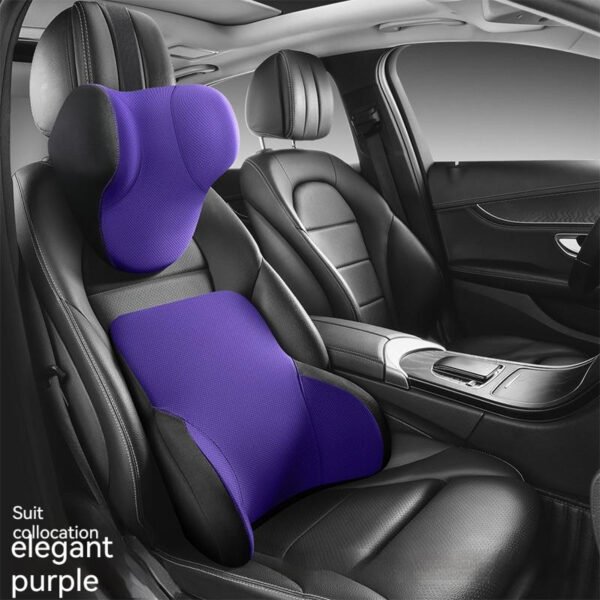Memory Foam Hydrophobic Lumbar Support Pillow Car Headrest