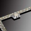 91d862c9-3833-4693-8e2a-07fc361a8242.jpg Diamond-studded Stainless Steel License Plate Frame