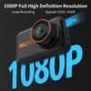 Dash Cam Front & Rear Dual Dash Cam 1080P