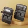 Car Back Seat Organizer With Foldable Table Tray PU Leather