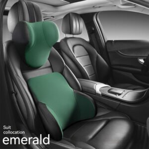 Memory Foam Hydrophobic Lumbar Support Pillow Car Headrest