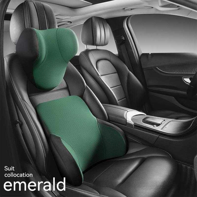 Memory Foam Hydrophobic Lumbar Support Pillow Car Headrest