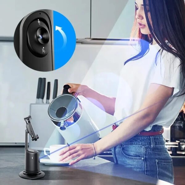 AI Smart 360 Auto Face Tracking Phone Holder For Smartphone Video