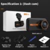 Dash Cam Front & Rear Dual Dash Cam 1080P