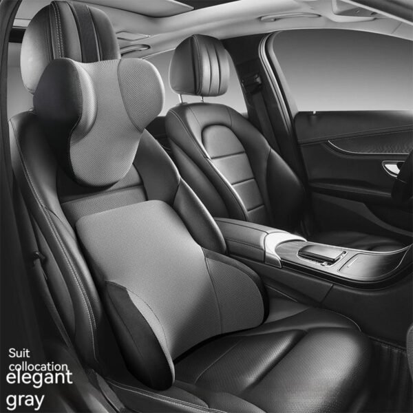 Memory Foam Hydrophobic Lumbar Support Pillow Car Headrest