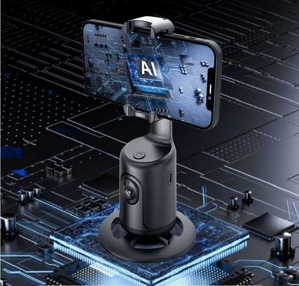 AI Smart 360 Auto Face Tracking Phone Holder For Smartphone Video