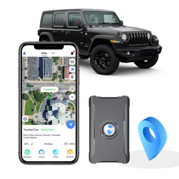 Anti-Theft Hidden GPS Tracker With Remote Control For Car, Truck, Motorcycle - Subscription Required