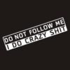 Car Decoration Do Not Follow Me