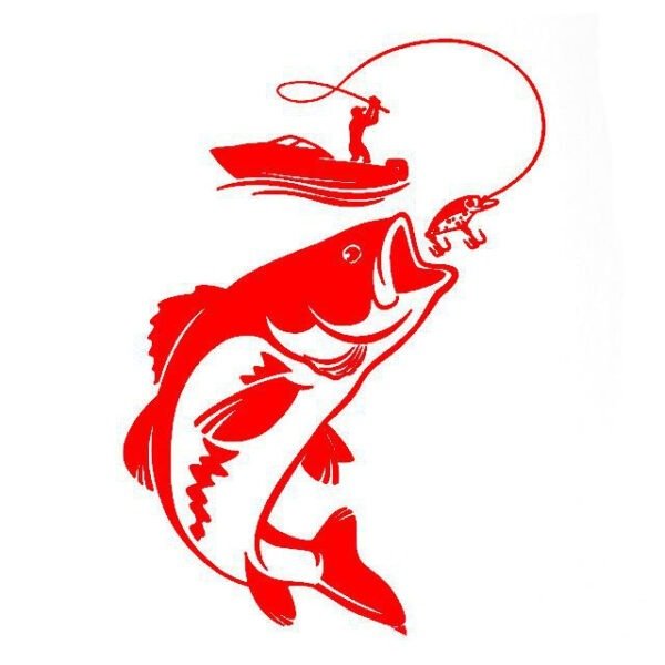 Fishing lovers Car Waterproof Sticker