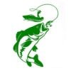 Fishing lovers Car Waterproof Sticker