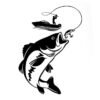 Fishing lovers Car Waterproof Sticker