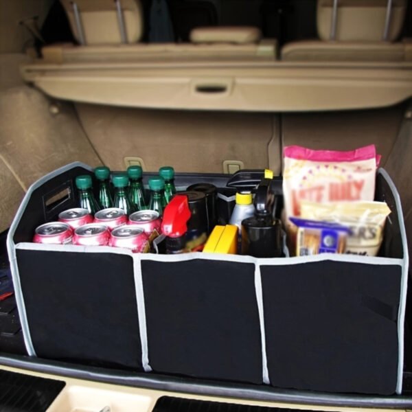 Car Folding Multi-Pocket Trunk Organizer