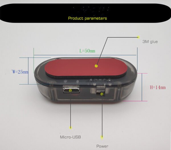 2788776590989.jpg Solar simulation anti-theft warning light