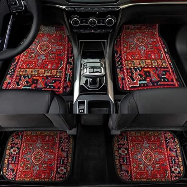 Vintage Bohemian Style Car Floor Mat