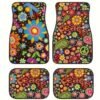 Vintage Bohemian Style Car Floor Mat