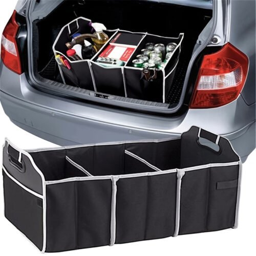 Car Folding Multi-Pocket Trunk Organizer