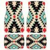 Vintage Bohemian Style Car Floor Mat