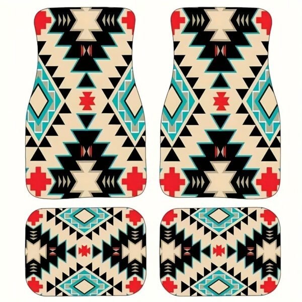 Vintage Bohemian Style Car Floor Mat