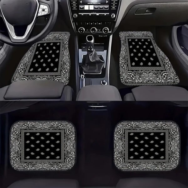 Vintage Bohemian Style Car Floor Mat