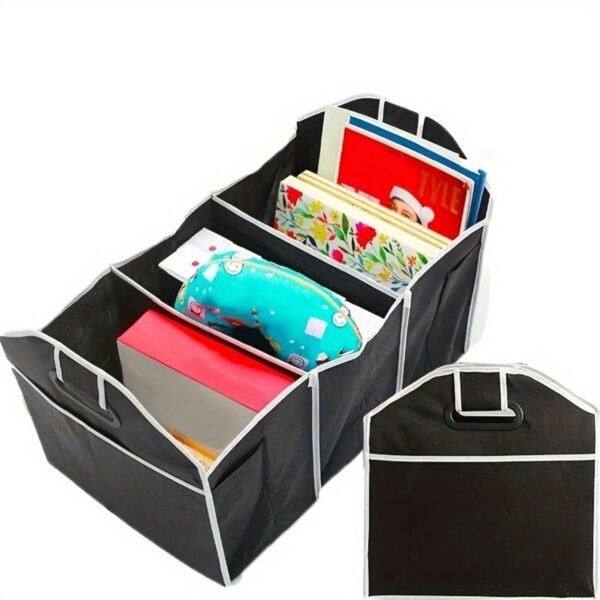 Car Folding Multi-Pocket Trunk Organizer